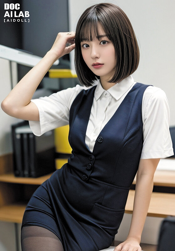 空想制服美少女 AI MODEL AV DEBUT 働くOL編 15枚目